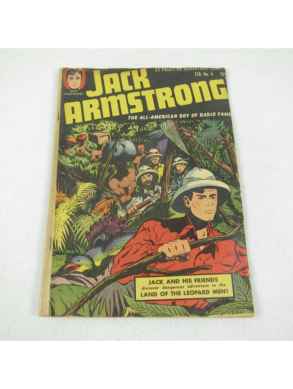 Vintage 1948 Jack Armstrong Comic Book #4 February Parents' Institute Inc RARE